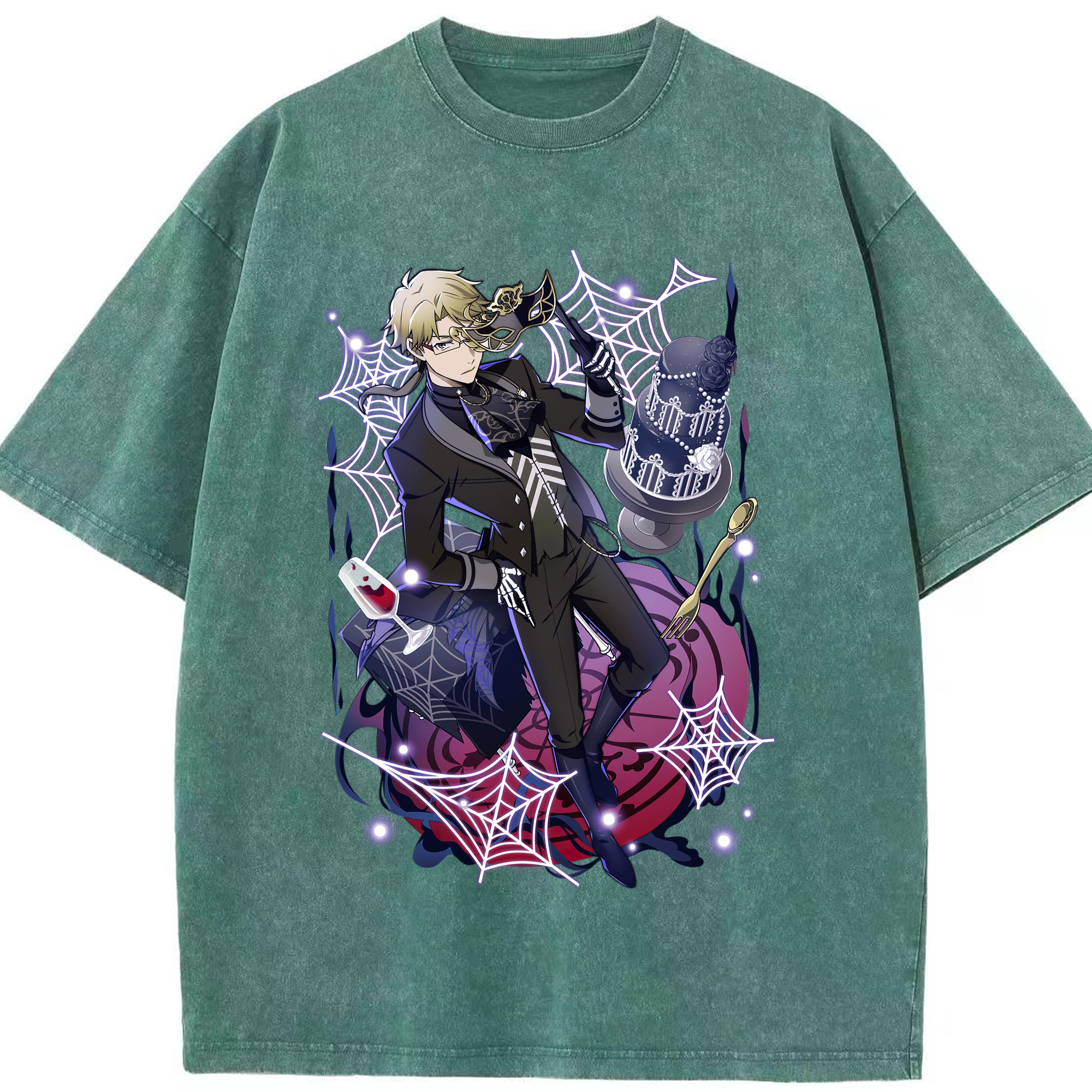 （画像用） 文豪ストレイドッグス Bungo Stray Dogs 綿100% ヴィンテージ風 半袖Tシャツ（フロントプリント）